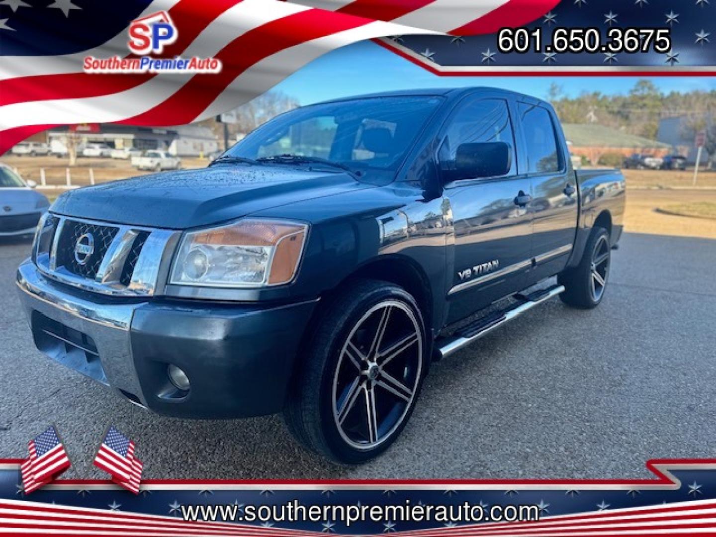 2011 GRAY NISSAN TITAN S; SL; SV (1N6BA0ED3BN) , located at 922 W. Beacon St., Philadelphia, MS, 39350, (601) 650-3675, 32.770447, -89.127151 - Photo#2